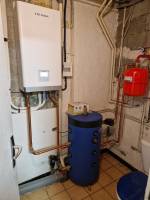 POSE D UNE POMPE A CHALEUR AIR/EAU HEIWA 16KW - R32  EN REMPLACEMENT D UNE CHAUDIERE AU GAZ A AUBAGNE DANS LES BOUCHES DU RHONE